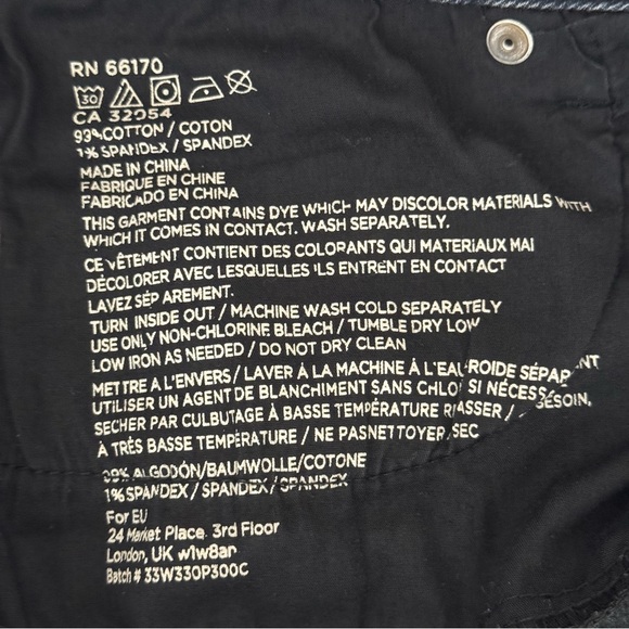 BDG Alexa Mid-Rise 5 Pocket Shortie Cuffed Denim Shorts Urban Outfitters Size 27 - Picture 11 of 14